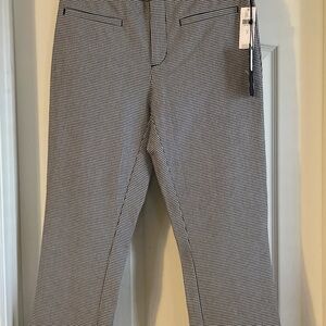 Anthropologie Black and White Dress Jumpsuit